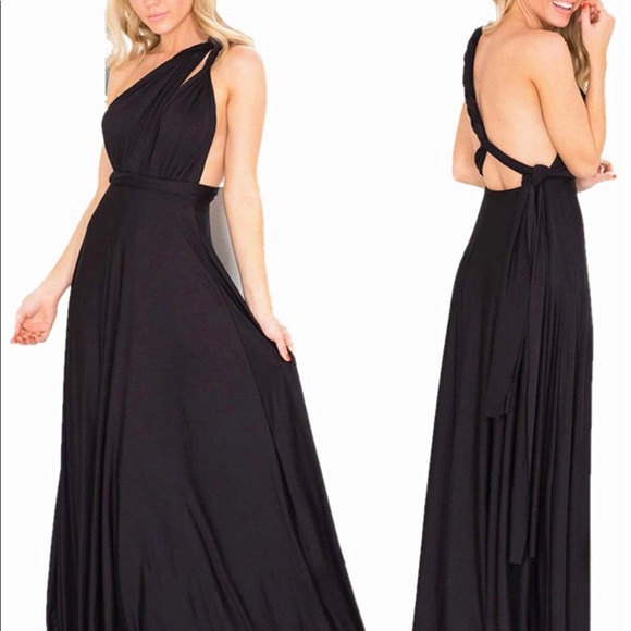 infinity gown black